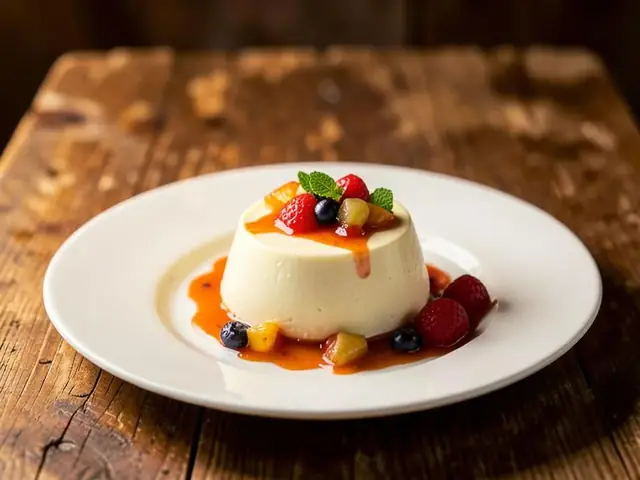 Panna Cotta mit Fruchtsauce