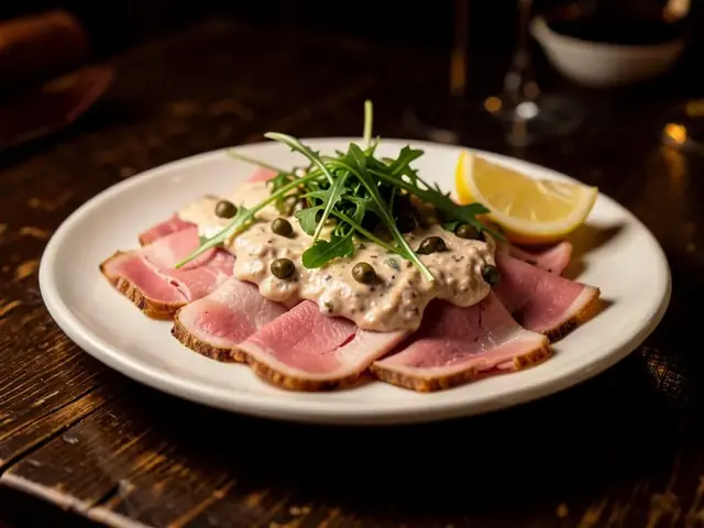Vitello Tonnato – Kalbsbraten mit Thunfischcreme